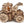 Igrača lesena 3D sestavljanka belo ozadje tractor igrača odprt pokrov motorja od strani