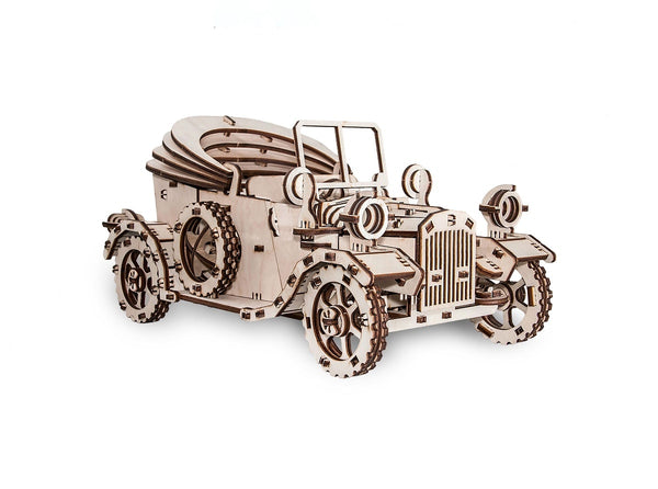 Retro car wooden 3D puzzle