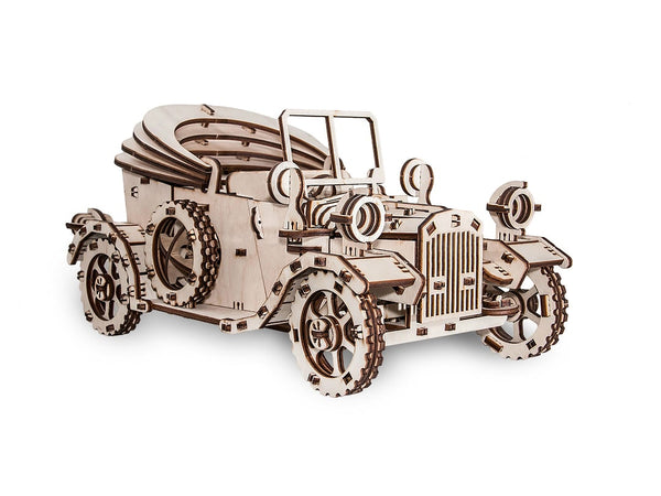 Retro car wooden 3D puzzle