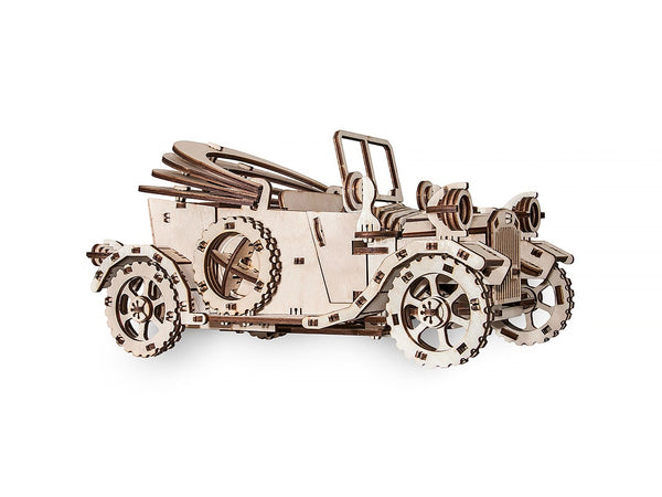 Retro car wooden 3D puzzle