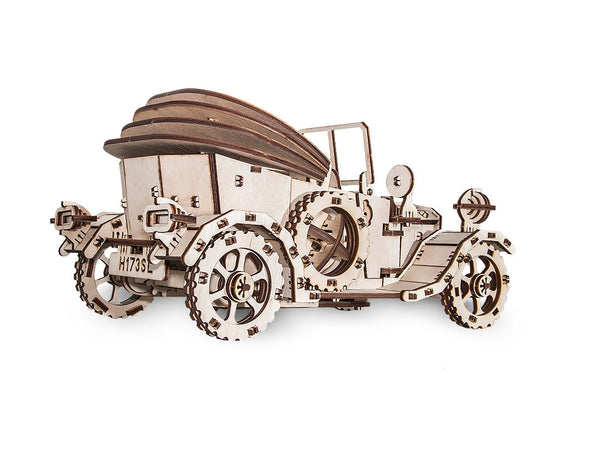 Retro car wooden 3D puzzle